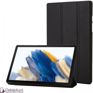 Smart soft dirbtinės odos dėklas - juodas (Lenovo tab m10 plus 10.6 (3rd gen) (TB128XU-ZAAJ0145PL-ZAAN0113SE)